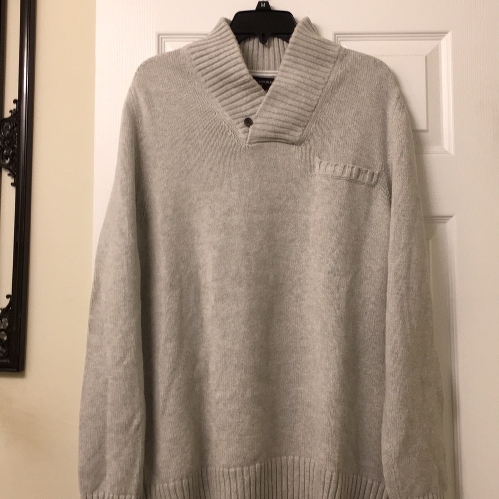Banana Republic Cotton Ribbed Sweater Toggle.Large